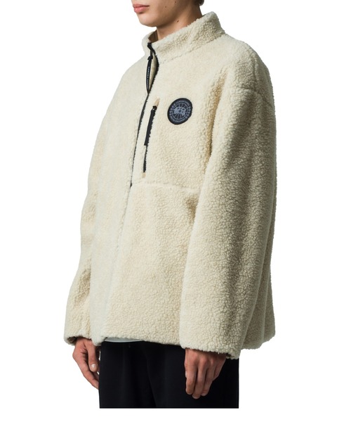 CANADA GOOSE(カナダグース)の「KINROSS REVERSIBLE FLEECE JACKET BLACK LABEL FUSION(その他アウター・メンズ・ホワイト・MEDIUM/X-LARGE)」の2枚目の写真