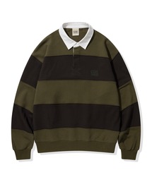 codegraphy（コードグラフィー）の「Small Square Logo Stripe Rugby Man-to-Man CBEWUTL030（Tシャツ/カットソー）」