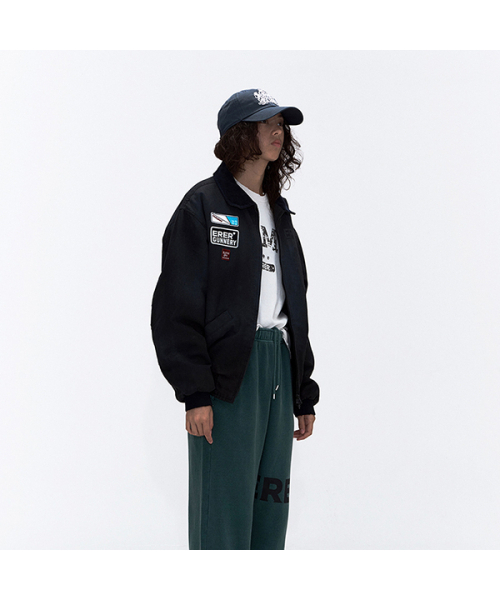 ERER（エルエル）の「[UN] メカニックヴィンテージジャケット チャコール（ブルゾン・レディース・チャコール・2/3/4/5）」の4枚目の写真