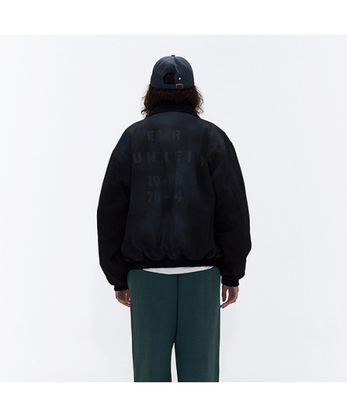 ERER（エルエル）の「[UN] メカニックヴィンテージジャケット チャコール（ブルゾン・レディース・チャコール・2/3/4/5）」の3枚目の写真