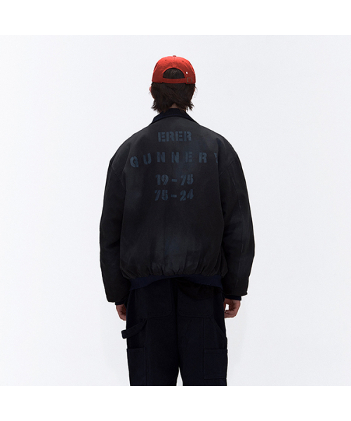 ERER（エルエル）の「[UN] メカニックヴィンテージジャケット チャコール（ブルゾン・レディース・チャコール・2/3/4/5）」の7枚目の写真