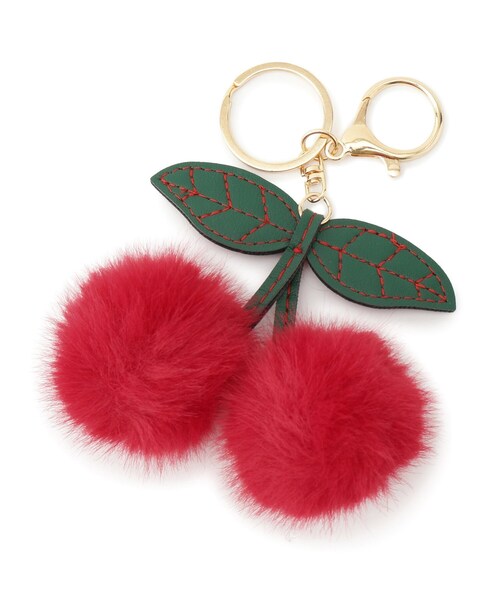 SHOO・LA・RUE（シューラルー）の「チェリーストラップ（チャーム・レディース・ブラック/ライトベージュ/レッド系1・00）」の4枚目の写真