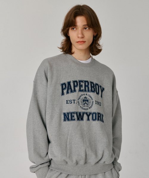 PAPERBOY(ペーパーボーイ)の「ニューヨークアーチスウェットシャツ-メランジ(スウェット・レディース・その他・MEDIUM/SMALL/X-LARGE/LARGE)」の2枚目の写真