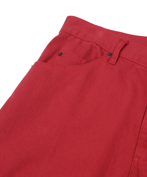 SUNDAY FRUIT MARKET（サンデーフルーツマーケット）の「SUNDAY CARPENTER PANT RED（その他パンツ・メンズ・その他・MEDIUM/LARGE）」の4枚目の写真