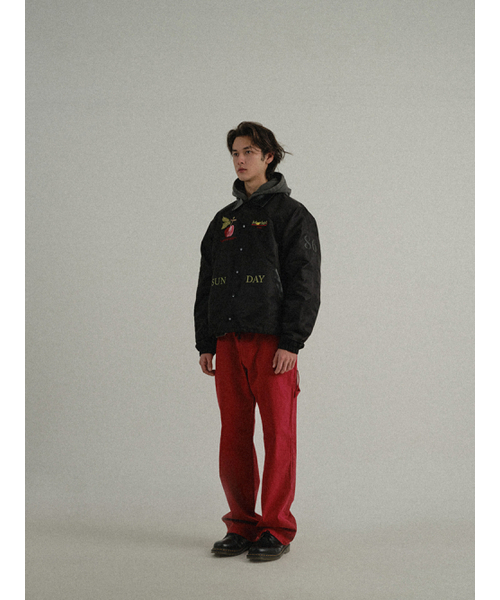 SUNDAY FRUIT MARKET（サンデーフルーツマーケット）の「SUNDAY CARPENTER PANT RED（その他パンツ・メンズ・その他・MEDIUM/LARGE）」の6枚目の写真
