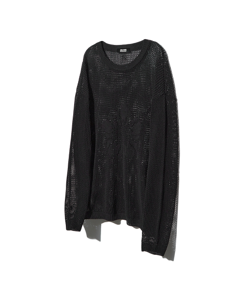 ULKIN（ウルキン）の「[ランウェイ] エンドレス クロシェ ニットウェア プルオーバー_ブラック（ニット/セーター・メンズ・ブラック・FREE）」の8枚目の写真