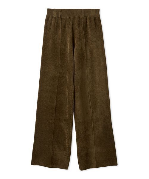 Mila Owen(ミラオーウェン)の「【セットアップ対応】モールヤーンニットセミワイドパンツ(その他パンツ・レディース・ブラウン/アイボリー/ブラック・0/1)」の4枚目の写真