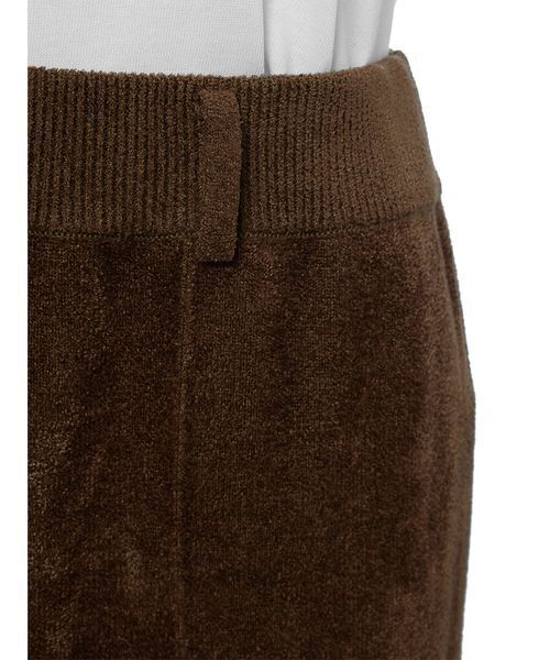 Mila Owen(ミラオーウェン)の「【セットアップ対応】モールヤーンニットセミワイドパンツ(その他パンツ・レディース・ブラウン/アイボリー/ブラック・0/1)」の10枚目の写真