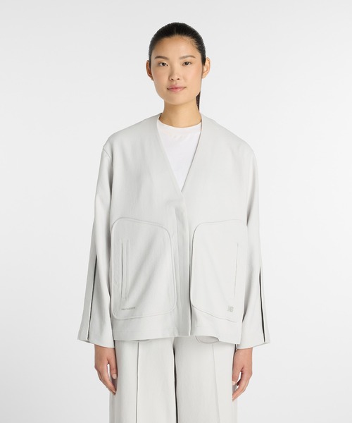 NB GREY ノーカラージャケット（ノーカラージャケット）｜New Balance