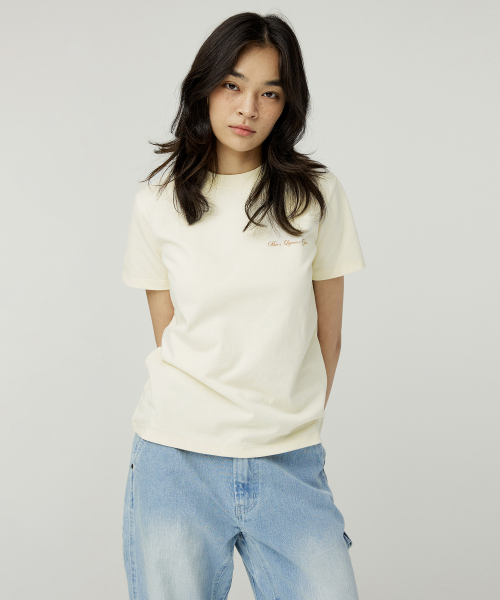 MAGOODGAN(メックウッドガン)の「ルディア 3621 ワークストーリー スタンダードフィット クリーム 半袖Tシャツ(Tシャツ/カットソー・レディース・その他・SMALL/MEDIUM)」の2枚目の写真