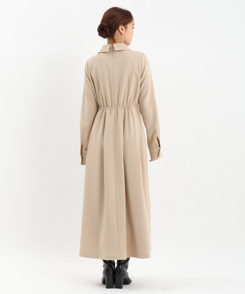 Andemiu（アンデミュウ）の「カシュクールワンピース630149（ワンピース・レディース・ブルーグレー/ベージュ/ネイビー・FREE）」の18枚目の写真