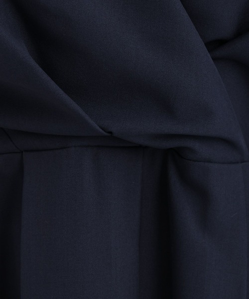 Andemiu（アンデミュウ）の「カシュクールワンピース630149（ワンピース・レディース・ブルーグレー/ベージュ/ネイビー・FREE）」の14枚目の写真