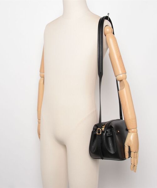 Polo ID レザー ミニ サッチェル（ハンドバッグ）｜POLO RALPH LAUREN