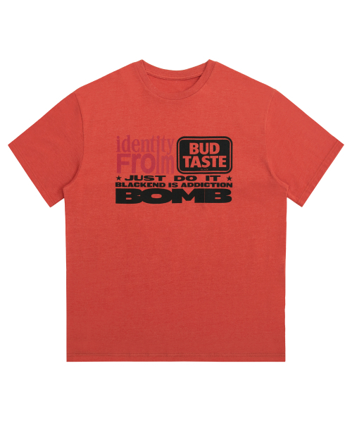 CACTUSDONUTMARKET(カクタスドーナツマーケット)の「Identity Addiction T-Shirt - Orange(Tシャツ/カットソー・レディース・その他・MEDIUM/LARGE)」の2枚目の写真