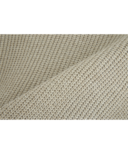 ASHOUR(アッシュアワー)の「Open Collar Mixed Knit Beige(ニット/セーター・メンズ・その他・MEDIUM/LARGE)」の5枚目の写真