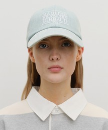 DENIM WASHING CLASSIC LOGO COVERED CAP
