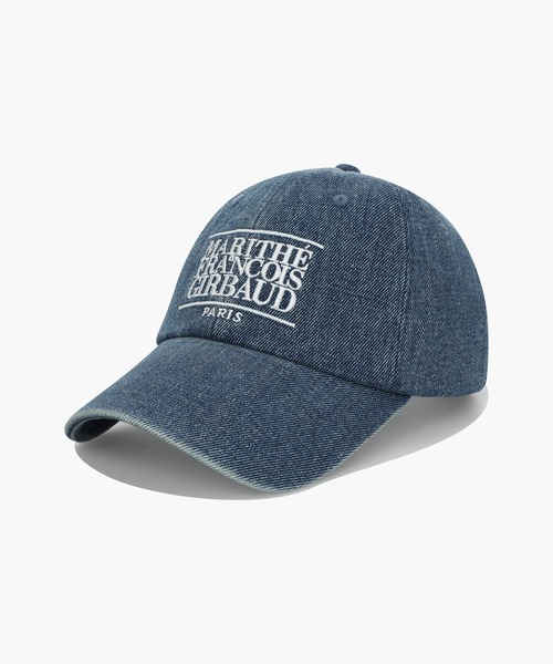MARITHE + FRANCOIS GIRBAUD（マリテフランソワジルボー）の「DENIM WASHING CLASSIC LOGO COVERED CAP（キャップ・レディース・ブルー/ライトブルー・フリー）」の6枚目の写真