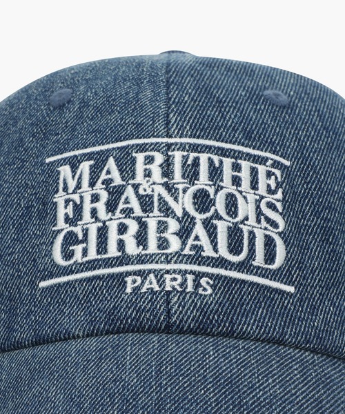 MARITHE + FRANCOIS GIRBAUD（マリテフランソワジルボー）の「DENIM WASHING CLASSIC LOGO COVERED CAP（キャップ・レディース・ブルー/ライトブルー・フリー）」の8枚目の写真