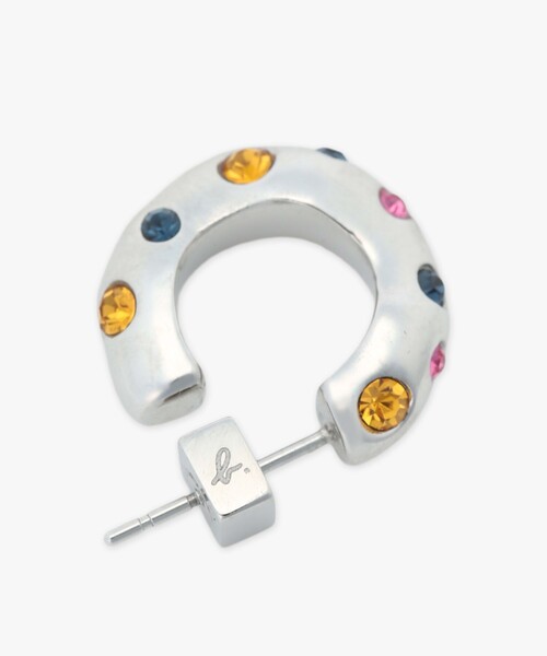 To b. by agnes b.（トゥービーバイアニエスベー）の「マルチカラー ストーン ピアス（ピアス（両耳用）・レディース・シルバー系その他・FREE）」の3枚目の写真