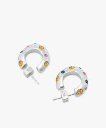 To b. by agnes b.（トゥービーバイアニエスベー）の「マルチカラー ストーン ピアス（ピアス（両耳用））」