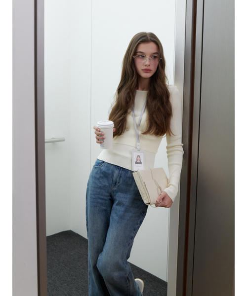 RE_L(リエル)の「Villa bustier knit_2piece (ivory)(ニット/セーター・レディース・その他・FREE)」の2枚目の写真