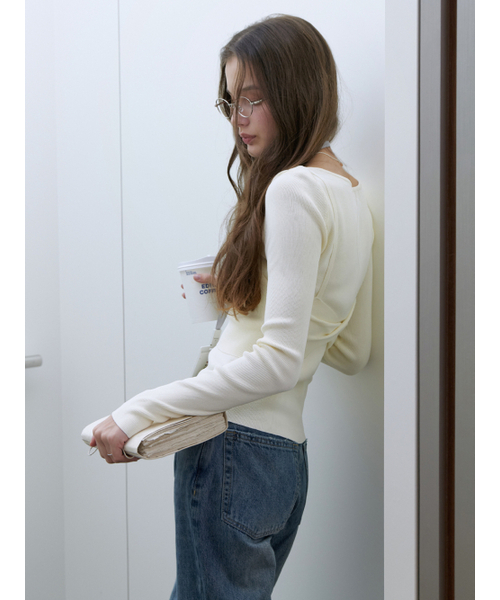 RE_L(リエル)の「Villa bustier knit_2piece (ivory)(ニット/セーター・レディース・その他・FREE)」の6枚目の写真