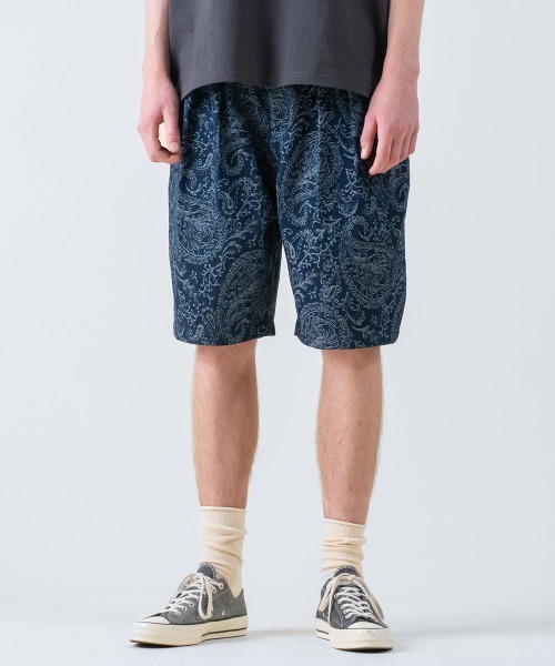 rehacer(レアセル)の「rehacer : Jacquard Denim Shorts / ジャガード デニム ショーツ(デニムパンツ・メンズ・インディゴブルー・LARGE/MEDIUM/SMALL)」の18枚目の写真