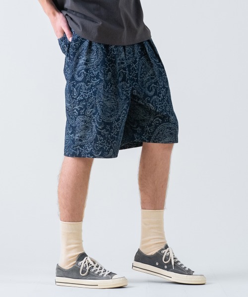 rehacer(レアセル)の「rehacer : Jacquard Denim Shorts / ジャガード デニム ショーツ(デニムパンツ・メンズ・インディゴブルー・LARGE/MEDIUM/SMALL)」の19枚目の写真