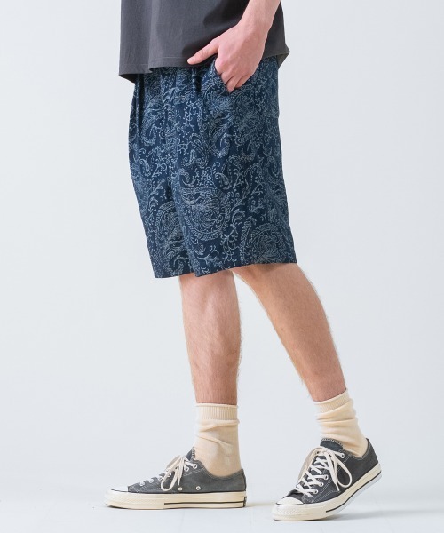 rehacer(レアセル)の「rehacer : Jacquard Denim Shorts / ジャガード デニム ショーツ(デニムパンツ・メンズ・インディゴブルー・LARGE/MEDIUM/SMALL)」の20枚目の写真