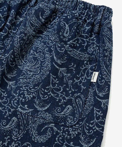 rehacer(レアセル)の「rehacer : Jacquard Denim Shorts / ジャガード デニム ショーツ(デニムパンツ・メンズ・インディゴブルー・LARGE/MEDIUM/SMALL)」の2枚目の写真