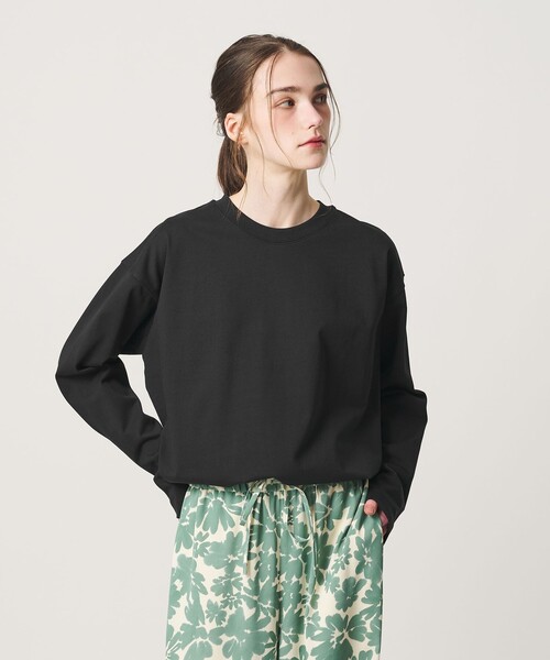 BEAUTY&YOUTH UNITED ARROWS(ビューティーアンドユースユナイテッドアローズ)の「【WEB限定】ヘビーウエイト バレル Tシャツ(Tシャツ/カットソー・メンズ・グレー/ブラック/ライム/ホワイト・S/XL/L/M)」の7枚目の写真