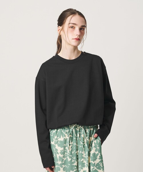 BEAUTY&YOUTH UNITED ARROWS(ビューティーアンドユースユナイテッドアローズ)の「【WEB限定】ヘビーウエイト バレル Tシャツ(Tシャツ/カットソー・メンズ・グレー/ブラック/ライム/ホワイト・S/XL/L/M)」の8枚目の写真