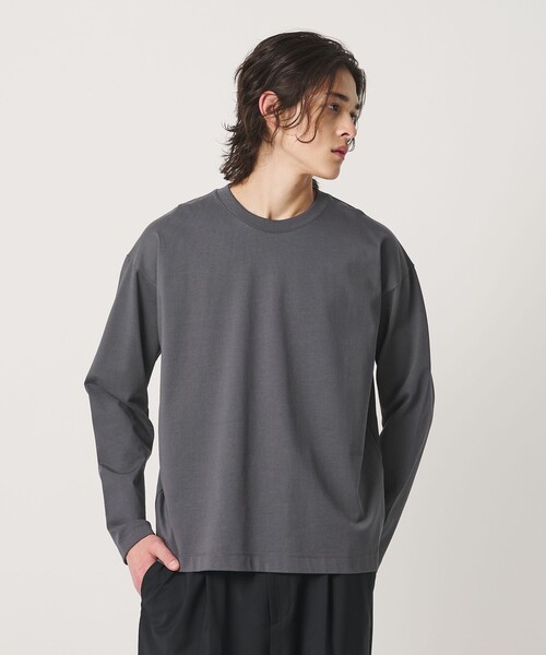 BEAUTY&YOUTH UNITED ARROWS(ビューティーアンドユースユナイテッドアローズ)の「【WEB限定】ヘビーウエイト バレル Tシャツ(Tシャツ/カットソー・メンズ・グレー/ブラック/ライム/ホワイト・S/XL/L/M)」の12枚目の写真
