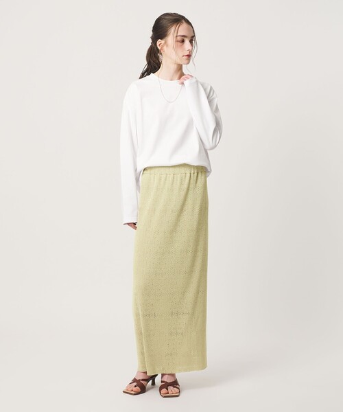 BEAUTY&YOUTH UNITED ARROWS(ビューティーアンドユースユナイテッドアローズ)の「【WEB限定】ヘビーウエイト バレル Tシャツ(Tシャツ/カットソー・メンズ・グレー/ブラック/ライム/ホワイト・S/XL/L/M)」の13枚目の写真