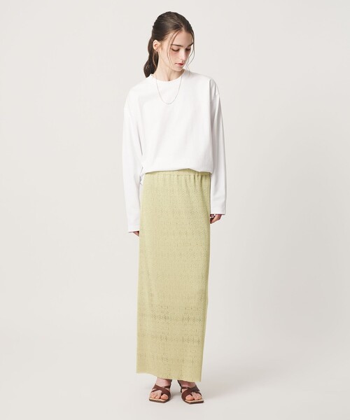 BEAUTY&YOUTH UNITED ARROWS(ビューティーアンドユースユナイテッドアローズ)の「【WEB限定】ヘビーウエイト バレル Tシャツ(Tシャツ/カットソー・メンズ・グレー/ブラック/ライム/ホワイト・S/XL/L/M)」の16枚目の写真