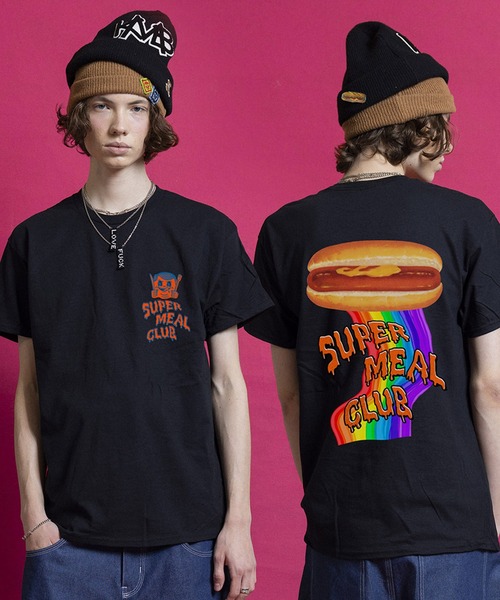 ミルクボーイ インスタグラム Tシャツ MEAL CLUB Tシャツ（Tシャツ/カットソー）｜MILKBOY（ミルクボーイ）の