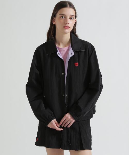 AVIREX(アヴィレックス)の「NYLON REVERSIBLE JACKET(ナイロンジャケット・レディース・ブラック/ブルー・F)」の1枚目の写真