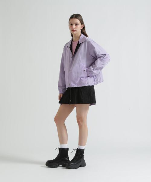 AVIREX(アヴィレックス)の「NYLON REVERSIBLE JACKET(ナイロンジャケット・レディース・ブラック/ブルー・F)」の7枚目の写真