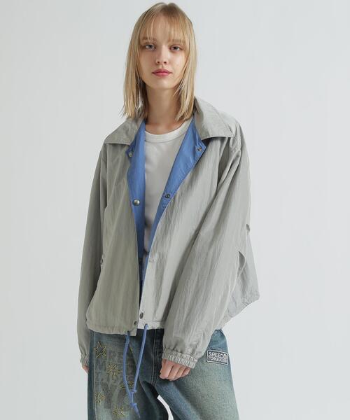 AVIREX(アヴィレックス)の「NYLON REVERSIBLE JACKET(ナイロンジャケット・レディース・ブラック/ブルー・F)」の16枚目の写真