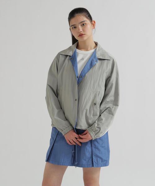 AVIREX（アヴィレックス）の「NYLON REVERSIBLE JACKET（ナイロンジャケット・レディース・ブラック/ブルー・F）」の8枚目の写真