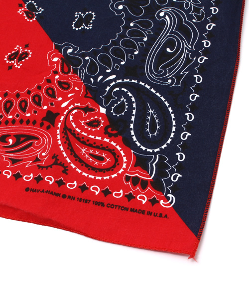 SHIPS JET BLUE（シップスジェットブルー）の「SHIPS JET BLUE(シップス ジェットブルー): 【SPLITS】 ペイズリーバンダナ（バンダナ/スカーフ・メンズ・ブラック/ネイビー・ONE SIZE）」の3枚目の写真