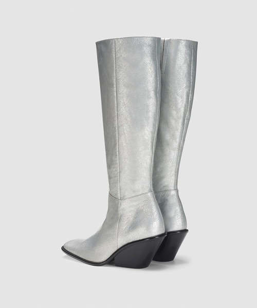 UNTISHOLD（アンチショルド）の「Naty-15 Retro（ブーツ・レディース・シルバー/ゴールド×ブラウン・37/36）」の4枚目の写真