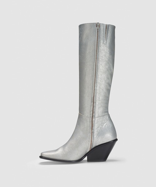 UNTISHOLD（アンチショルド）の「Naty-15 Retro（ブーツ・レディース・シルバー/ゴールド×ブラウン・37/36）」の6枚目の写真