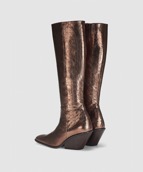 UNTISHOLD（アンチショルド）の「Naty-15 Retro（ブーツ・レディース・シルバー/ゴールド×ブラウン・37/36）」の8枚目の写真