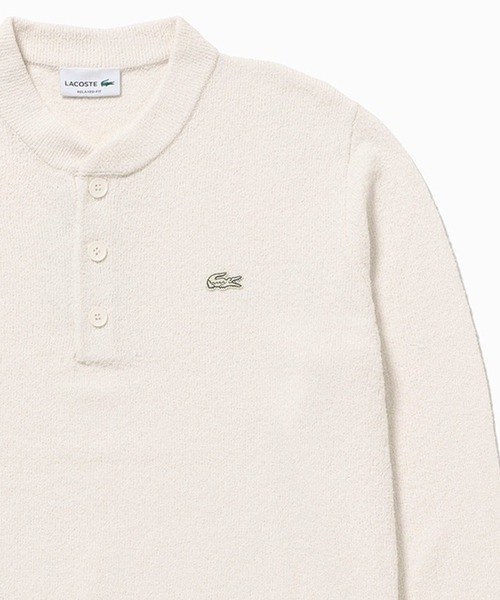 LACOSTE(ラコステ)の「ブークレー ヘンリーネックニットセーター(ニット/セーター・メンズ・オレンジ/オフホワイト/グレー・4/5/2/3)」の16枚目の写真