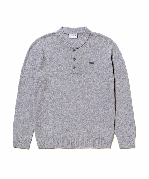 LACOSTE(ラコステ)の「ブークレー ヘンリーネックニットセーター(ニット/セーター・メンズ・オレンジ/オフホワイト/グレー・4/5/2/3)」の20枚目の写真