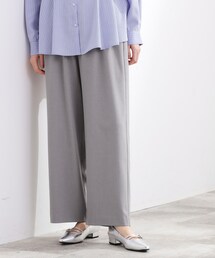 grove | きれい見えとイージーな着心地を両立した、ウエストシャーリング ワイドパンツ(その他パンツ)