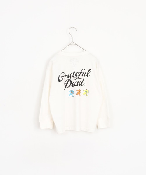 Grateful Dead（グレイトフルデッド）の「GRATEFULDEAD オーバーサイズ ロンT グレイトフルデッド KIDS（Tシャツ/カットソー・キッズ・ダークグリーン系/ホワイト系その他/チャコール/オフホワイト/杢グレー/ダークグリーン系1/ネイビー/グレー系その他・130/140/150/160/110/120）」の20枚目の写真