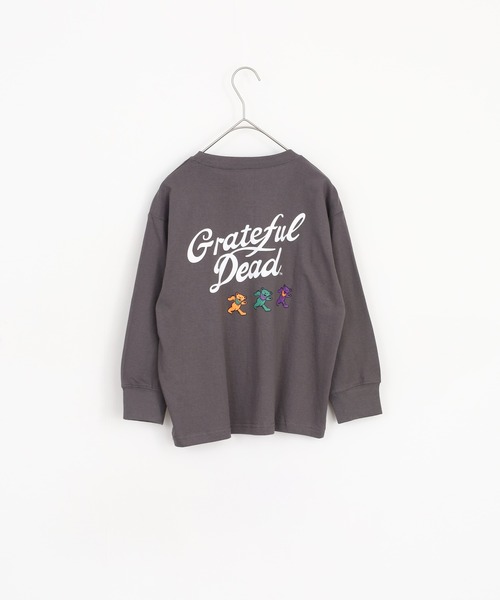 Grateful Dead（グレイトフルデッド）の「GRATEFULDEAD オーバーサイズ ロンT グレイトフルデッド KIDS（Tシャツ/カットソー・キッズ・ダークグリーン系/ホワイト系その他/チャコール/オフホワイト/杢グレー/ダークグリーン系1/ネイビー/グレー系その他・130/140/150/160/110/120）」の22枚目の写真