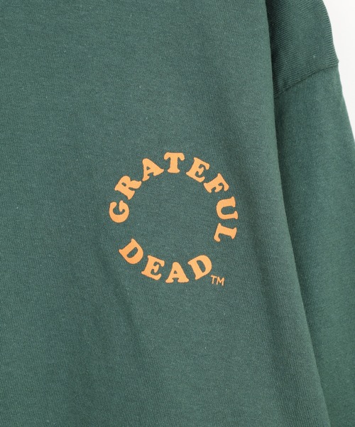Grateful Dead（グレイトフルデッド）の「GRATEFULDEAD オーバーサイズ ロンT グレイトフルデッド KIDS（Tシャツ/カットソー・キッズ・ダークグリーン系/ホワイト系その他/チャコール/オフホワイト/杢グレー/ダークグリーン系1/ネイビー/グレー系その他・130/140/150/160/110/120）」の16枚目の写真
